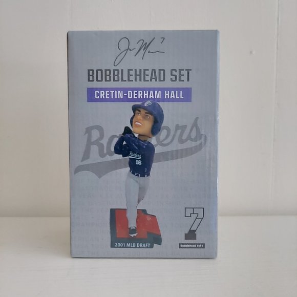 Minnesota Twins Joe Mauer Raiders 2001 MLB Draft Cretin-Derham Hall Bobblehead - Picture 2 of 6